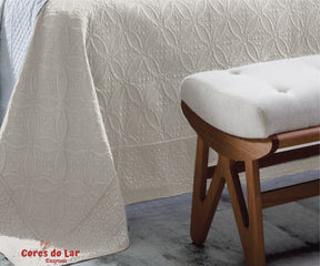 Kit Cobre Leito Casal Ultrasonic Bouti Design 03 Peças - Cores do Lar