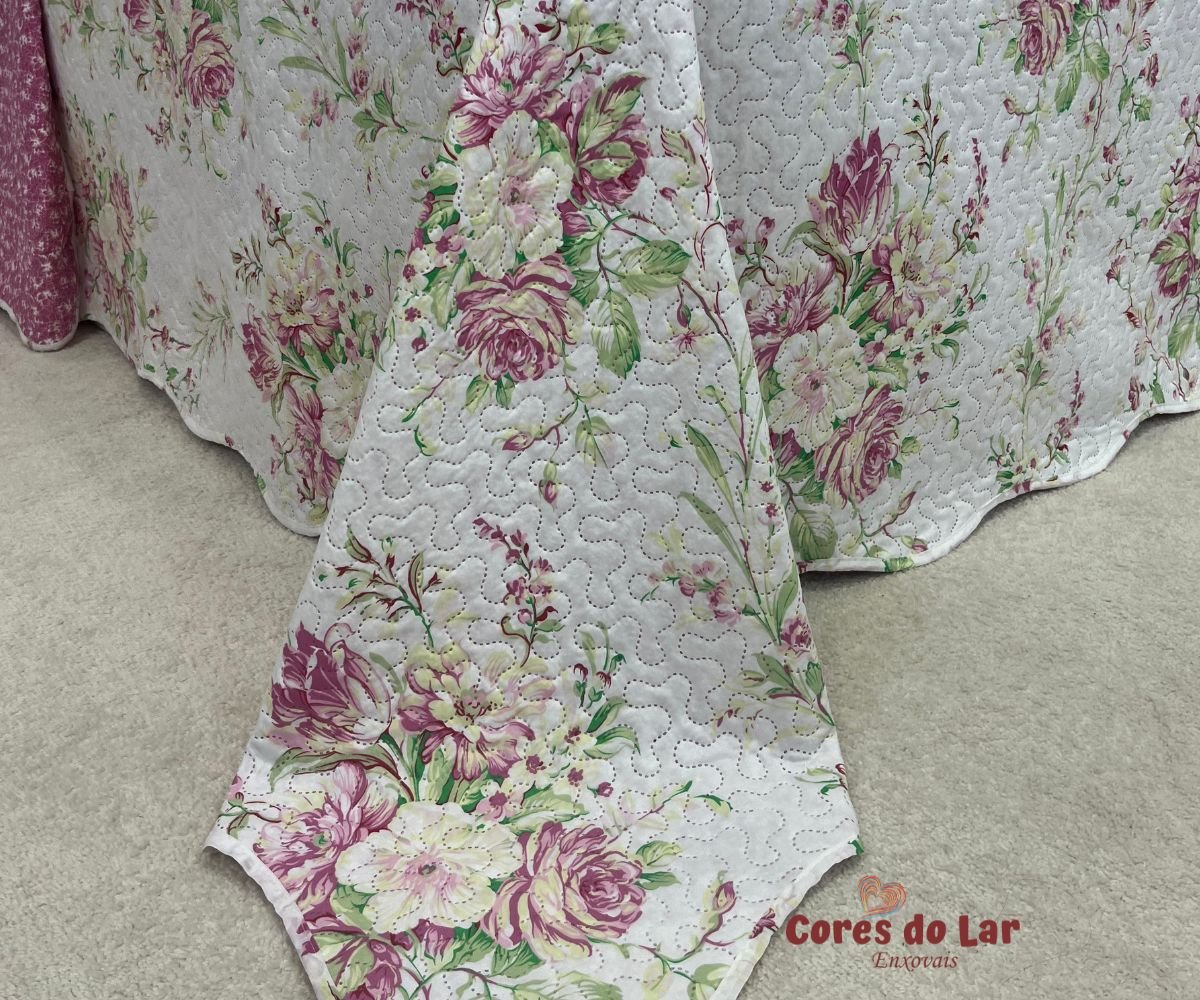 Kit Cobre Leito Casal Ultrasonic Bouti Design 03 Peças - Cores do Lar