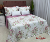 Kit Cobre Leito Casal Ultrasonic Bouti Design 03 Peças - Cores do Lar