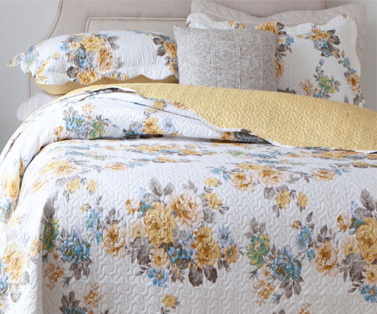 Kit Cobre Leito Casal Ultrasonic Bouti Design 03 Peças - Cores do Lar