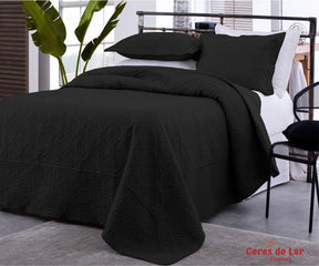Kit Cobre Leito Casal Ultrasonic Bouti Design 03 Peças - Cores do Lar